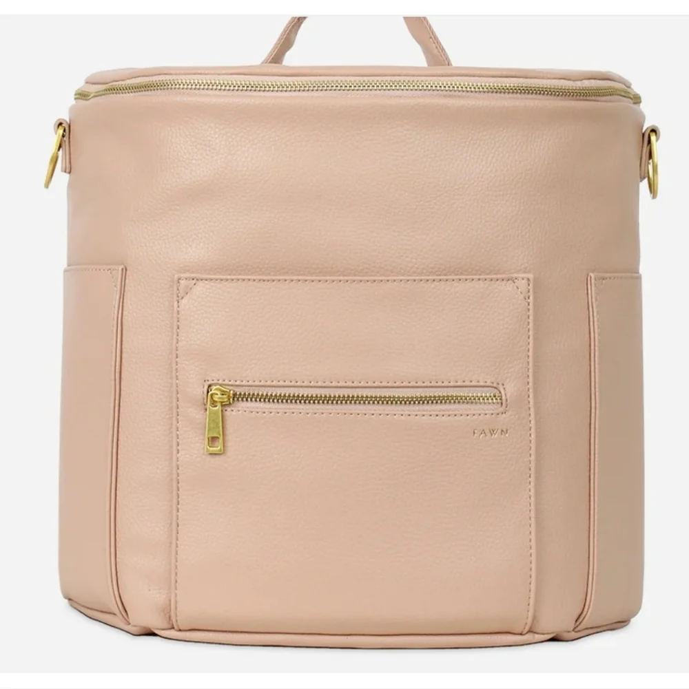 🌸 FAWN BACKPACK & MESSERGER DIAPER BAG
